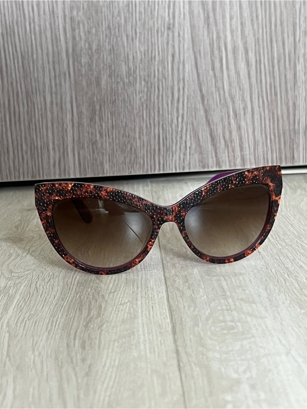 Juicy Couture Tortoise Shell Cat Eye Sunglasses - Brown Gradient